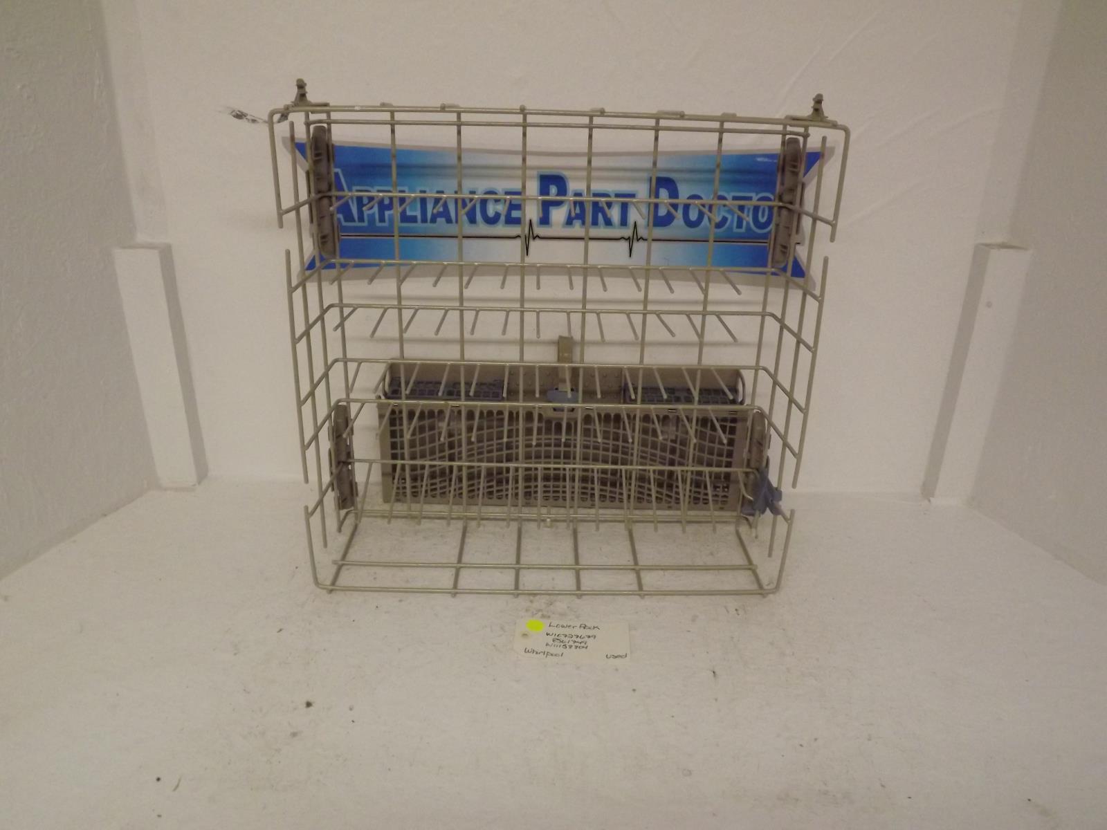 Whirlpool Dishwasher W10727679 8561749 W11158804 Lower Rack Used Whirlpool Dishwasher W10727679 8561749 W11158804 Lower Rack Used